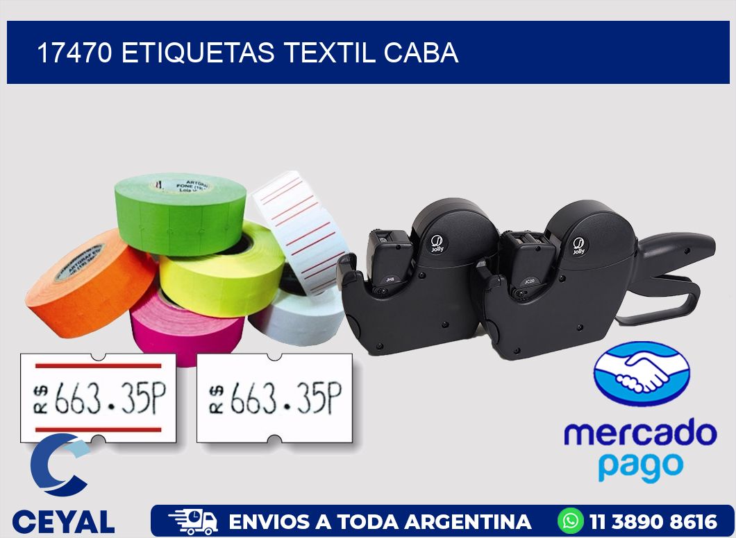 17470 etiquetas textil caba
