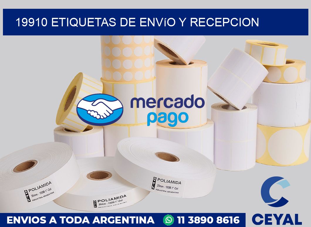19910 Etiquetas de envío y recepcion