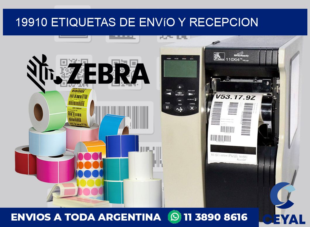 19910 Etiquetas de envío y recepcion