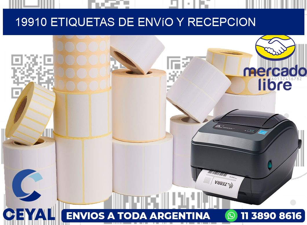 19910 Etiquetas de envío y recepcion