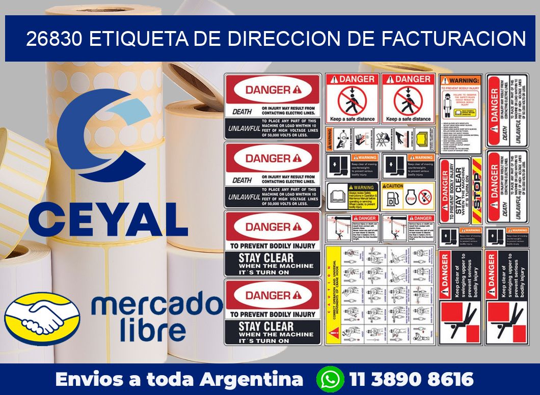26830 Etiqueta de direccion de facturacion