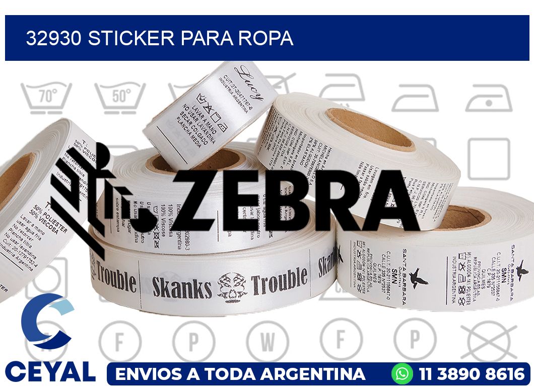32930 Sticker para ropa