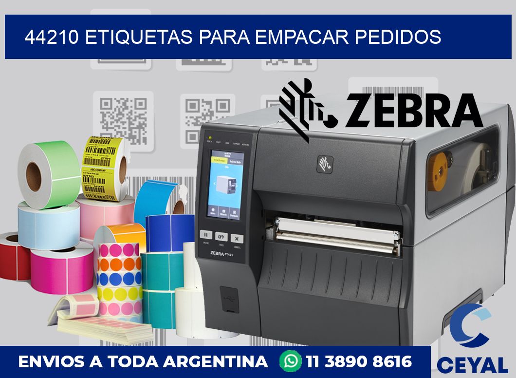 44210 etiquetas para empacar pedidos