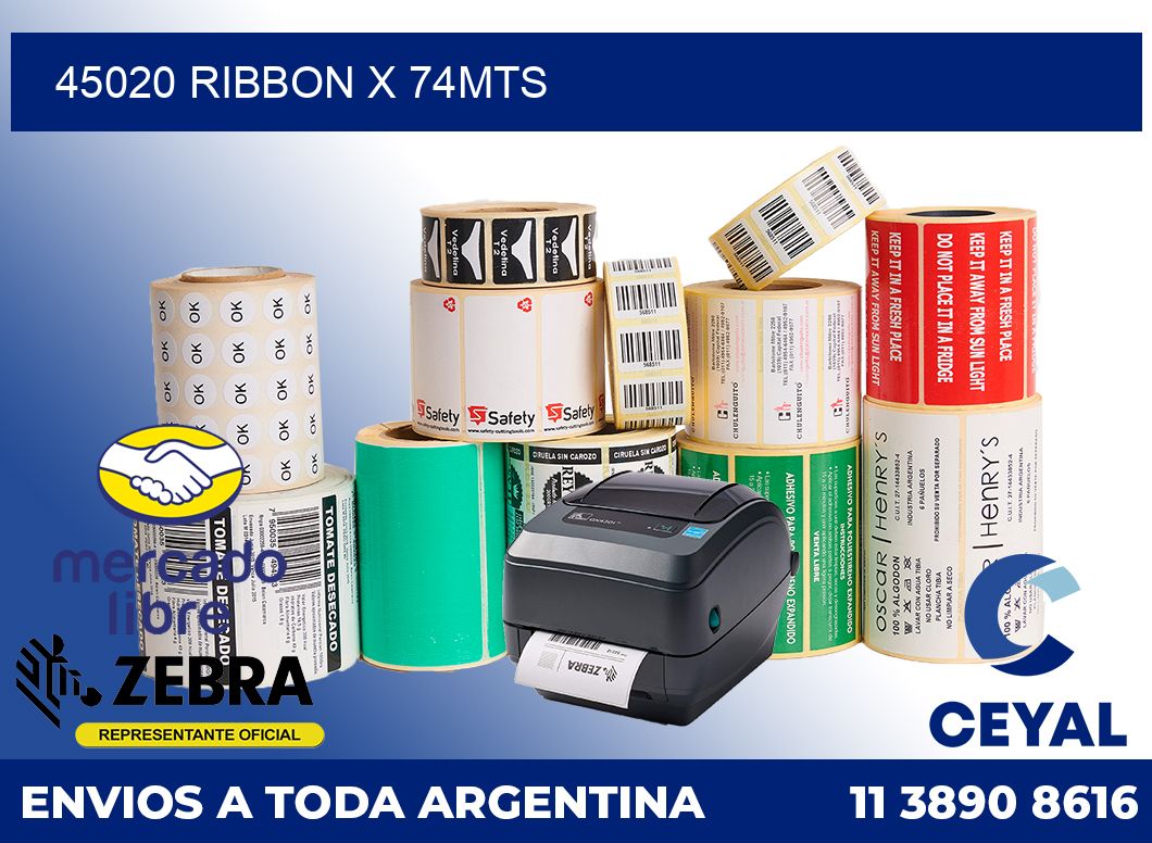 45020 ribbon x 74mts
