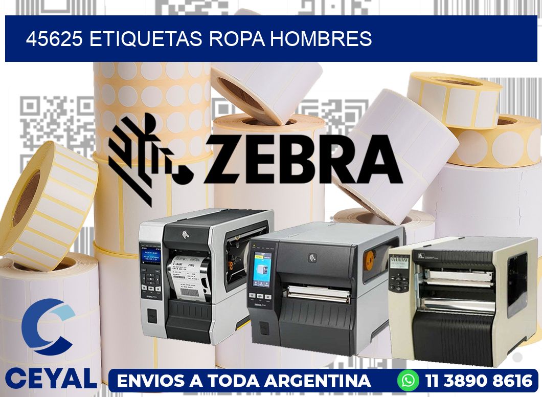45625 Etiquetas ropa hombres