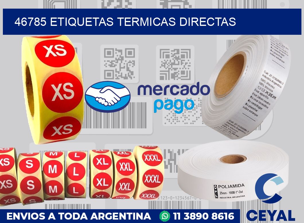 46785 Etiquetas termicas directas