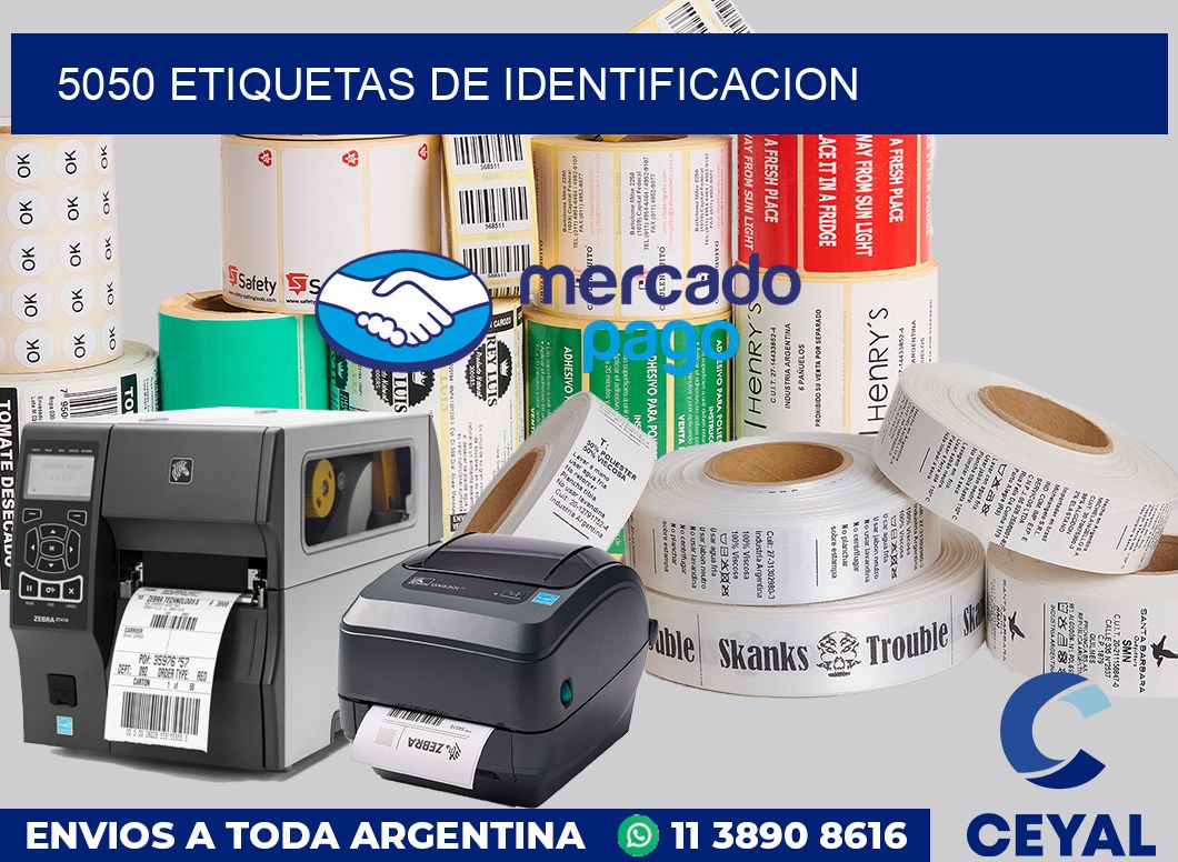5050 Etiquetas de identificacion