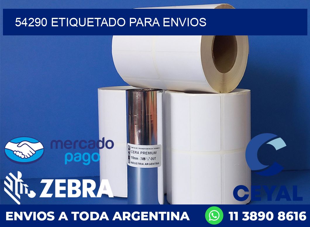 54290 etiquetado para envios