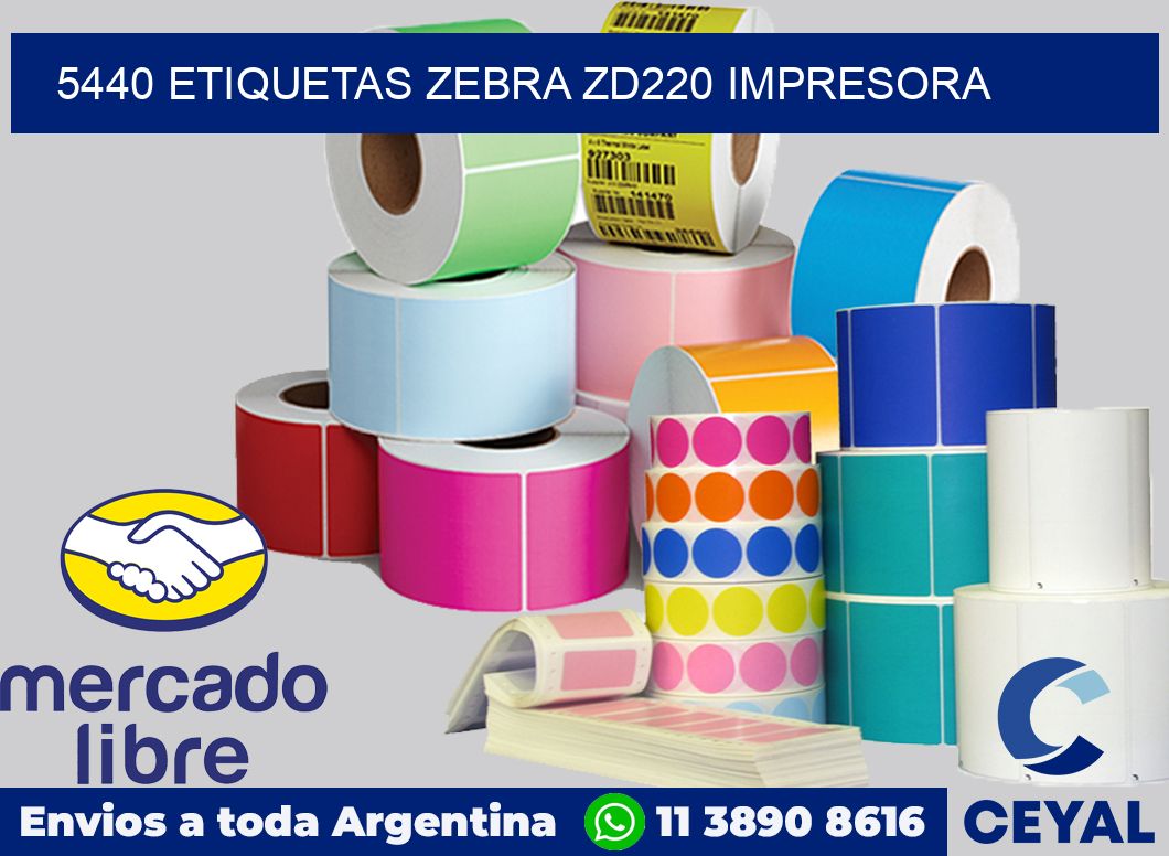 5440 etiquetas Zebra zd220 impresora