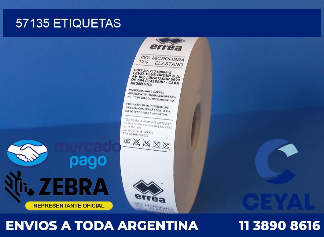 57135 etiquetas