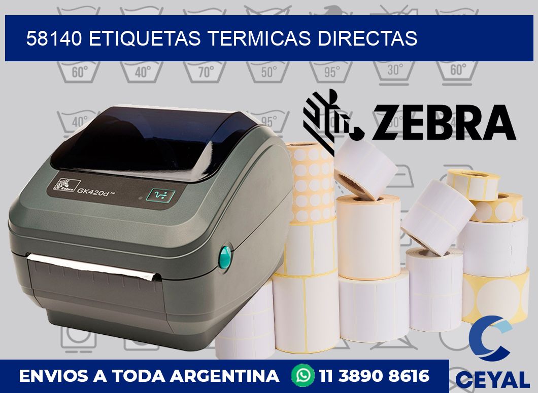 58140 Etiquetas termicas directas