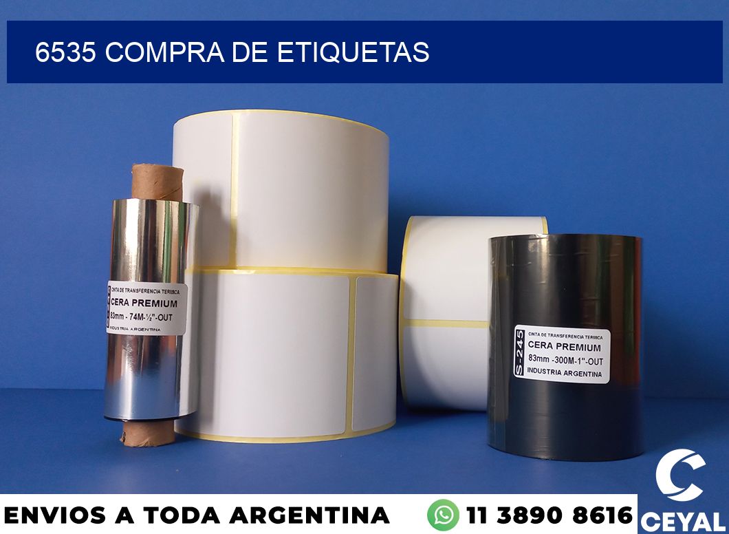 6535 compra de etiquetas