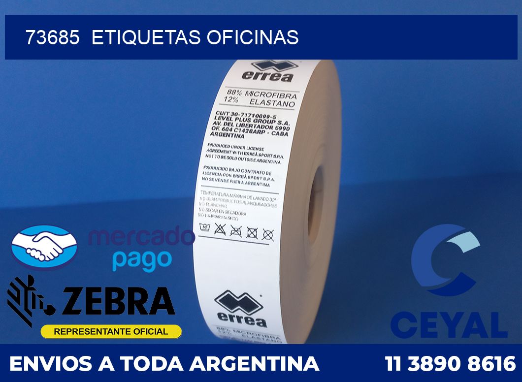 73685  Etiquetas oficinas