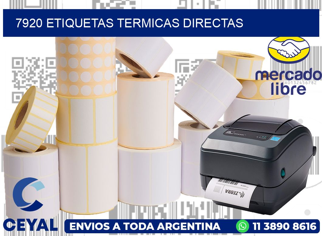 7920 Etiquetas termicas directas