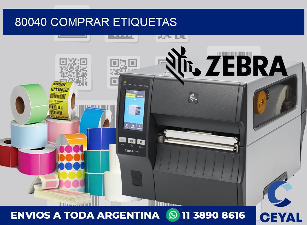 80040 comprar etiquetas
