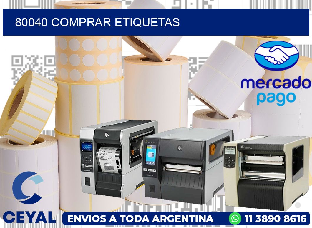 80040 comprar etiquetas