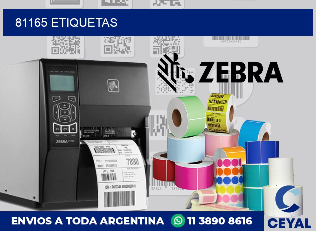 81165 etiquetas