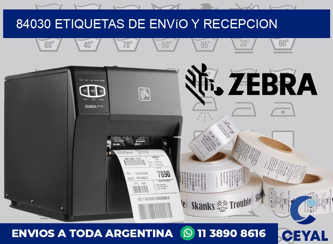 84030 Etiquetas de envío y recepcion