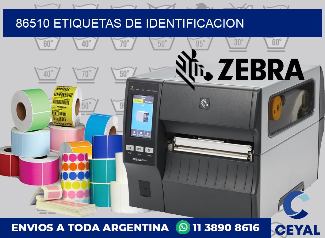 86510 Etiquetas de identificacion