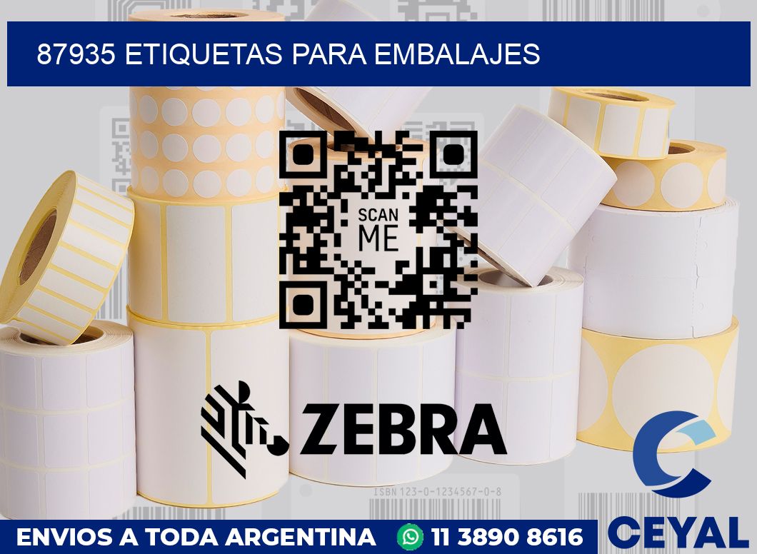 87935 etiquetas para embalajes