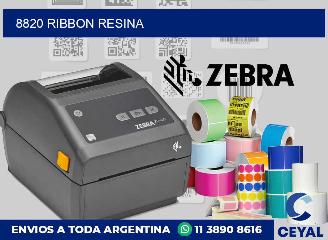 8820 ribbon resina