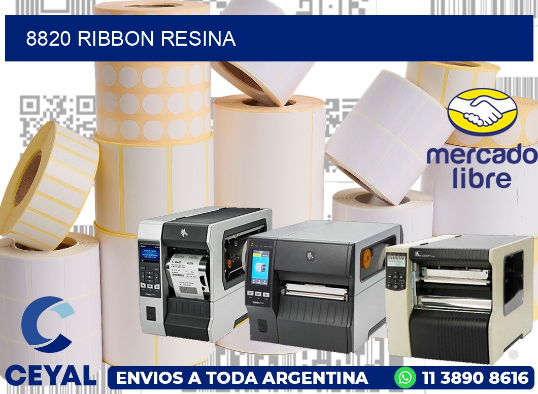 8820 ribbon resina