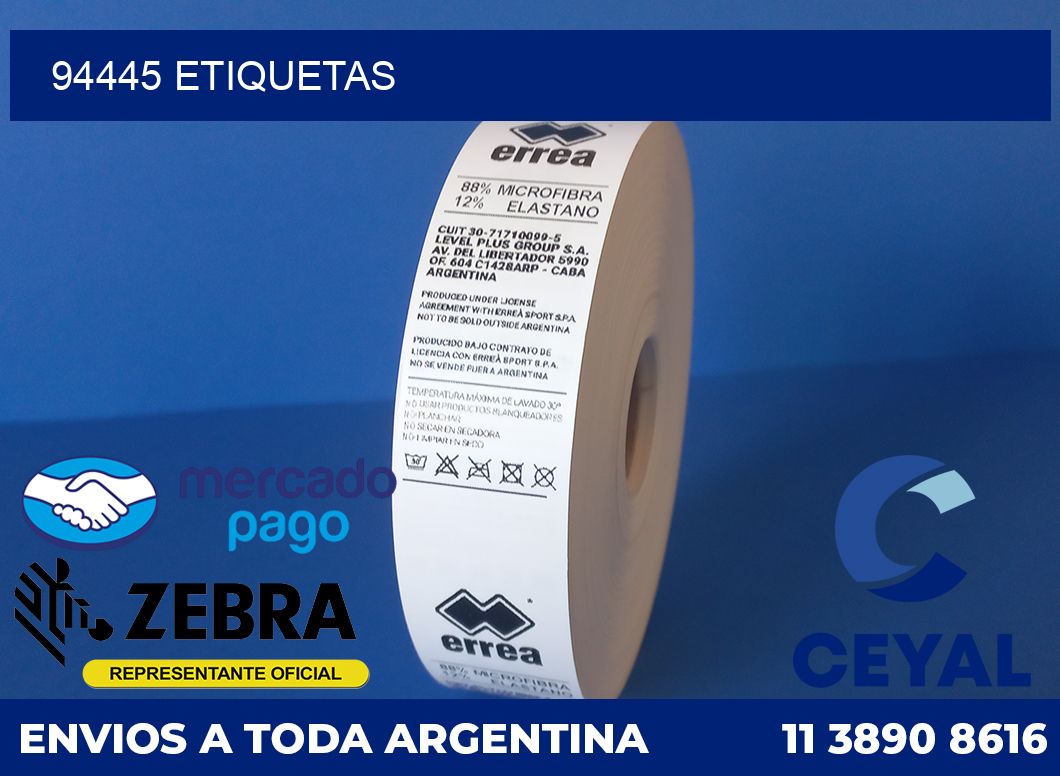 94445 etiquetas