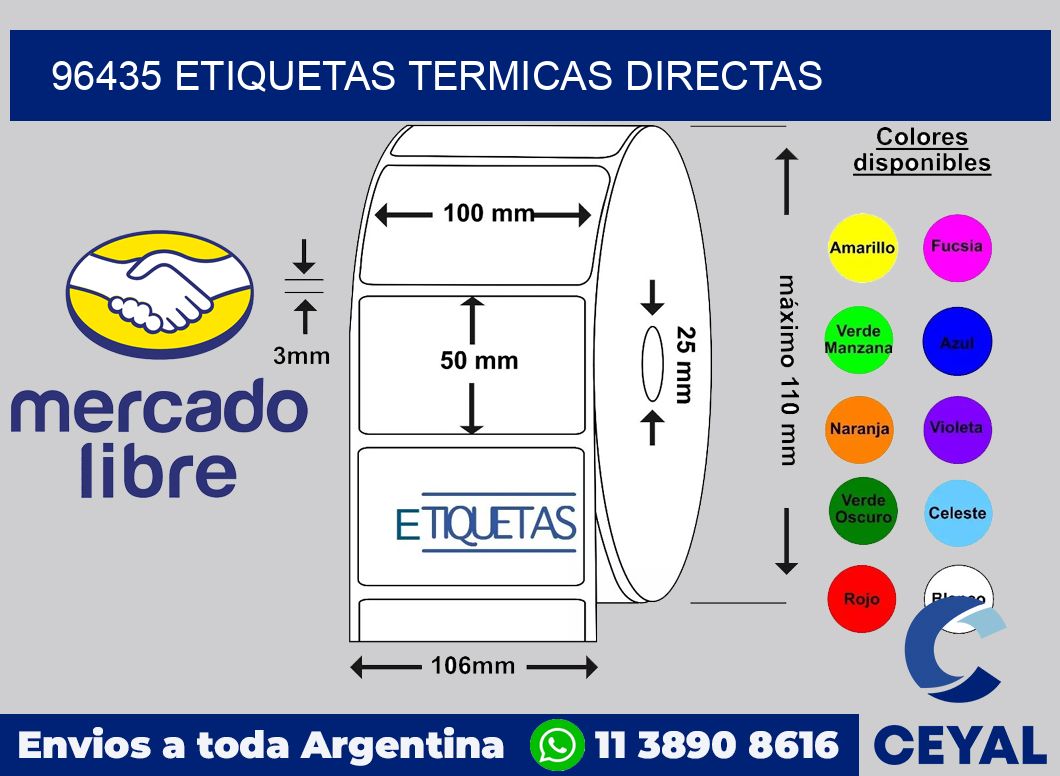 96435 Etiquetas termicas directas