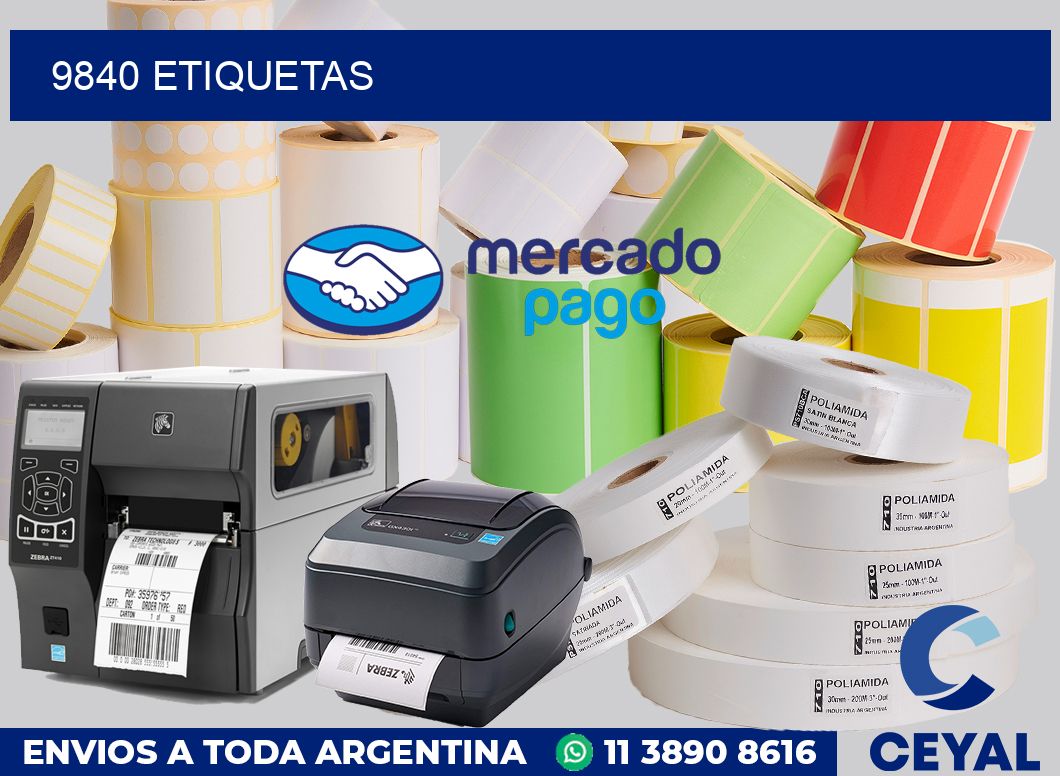 9840 etiquetas