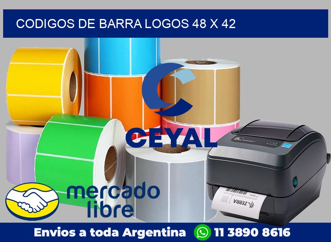 Codigos de barra logos 48 x 42