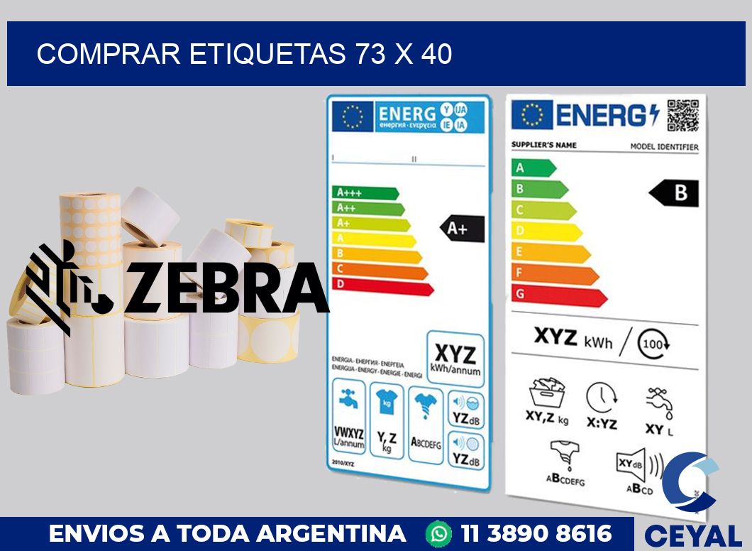 Comprar etiquetas 73 x 40
