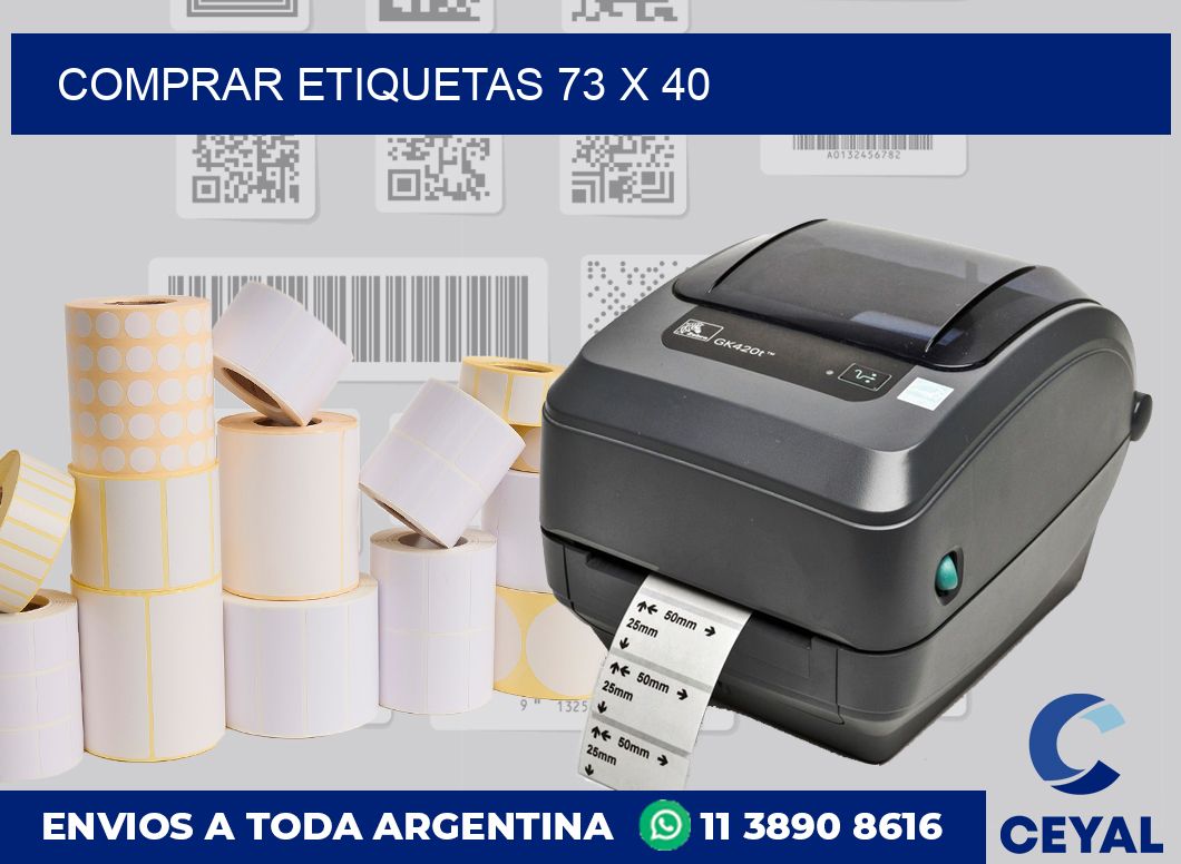 Comprar etiquetas 73 x 40