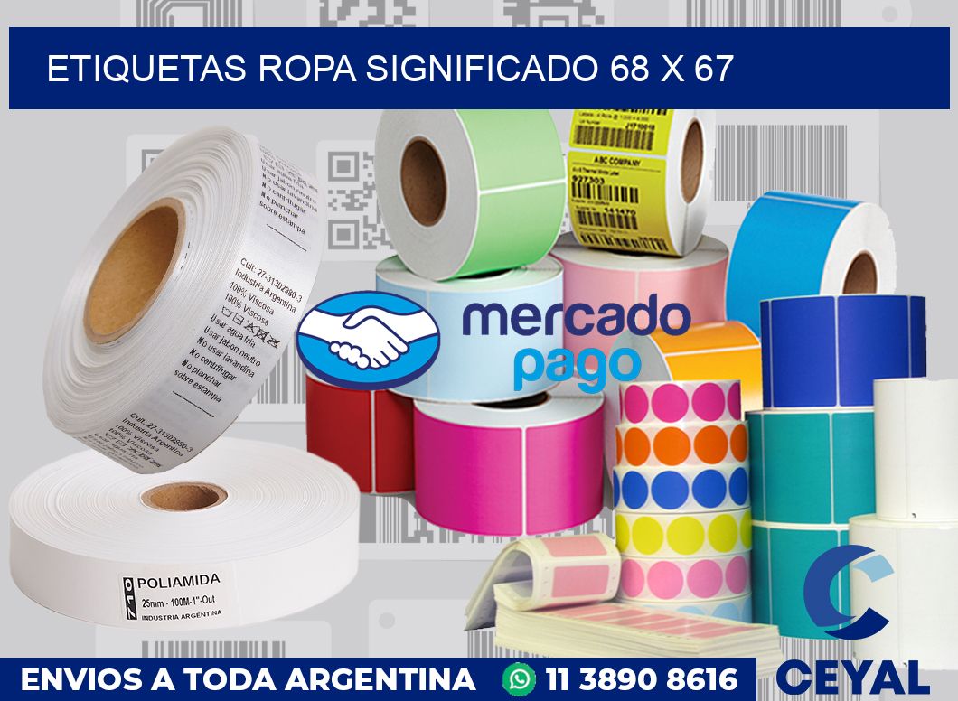 Etiquetas ropa significado 68 x 67