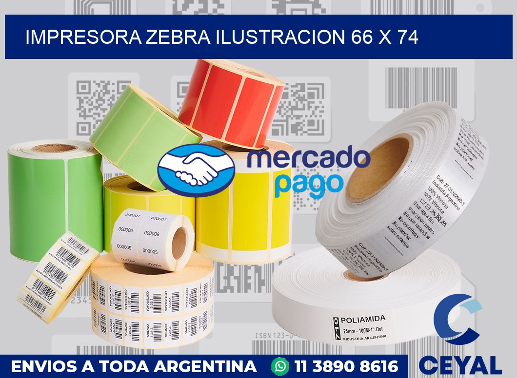 Impresora Zebra ilustracion 66 x 74