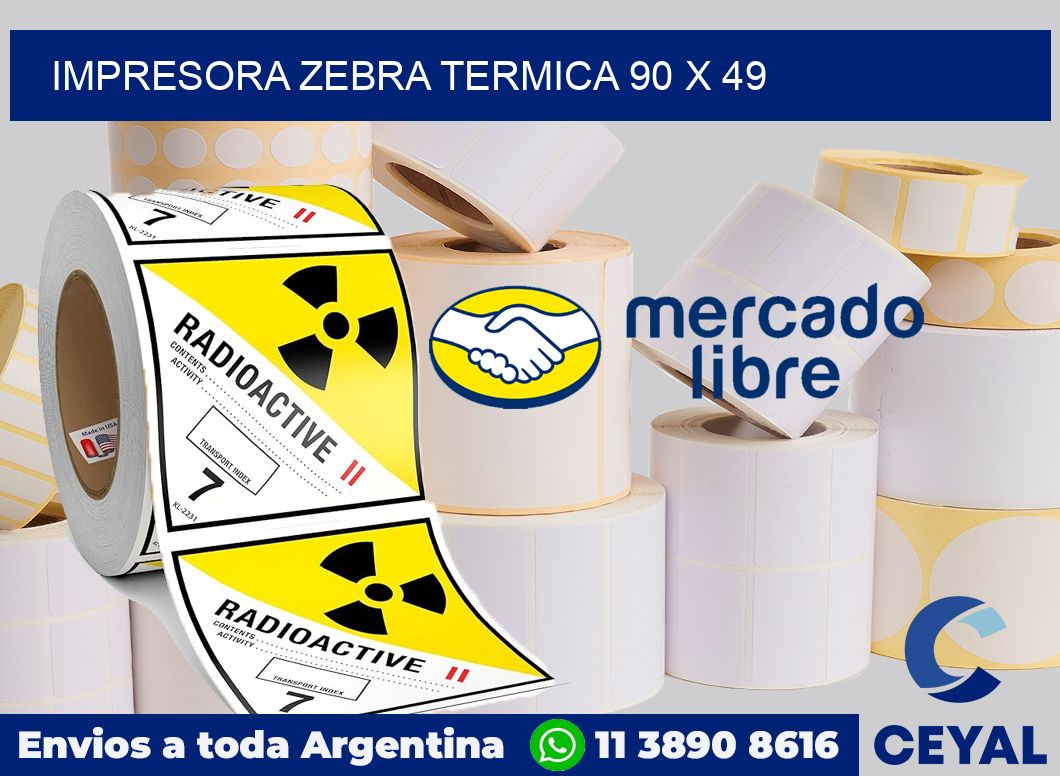 Impresora Zebra termica 90 x 49