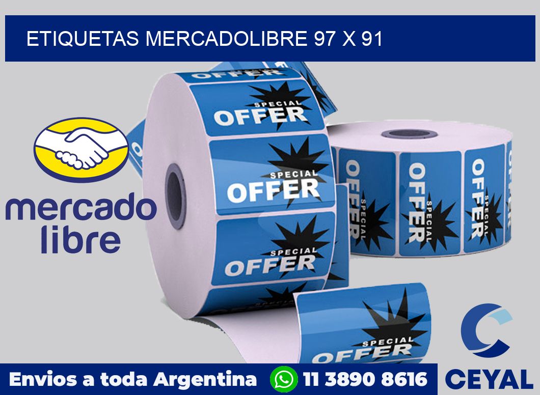 etiquetas mercadolibre 97 x 91