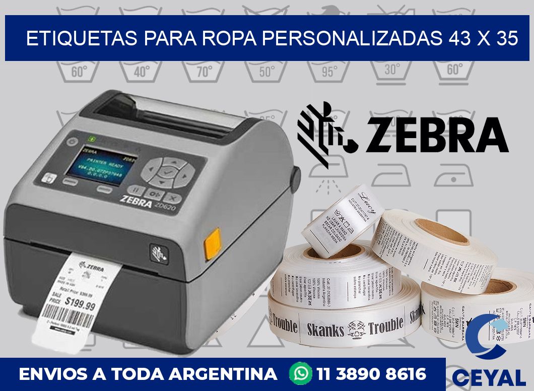 etiquetas para ropa personalizadas 43 x 35