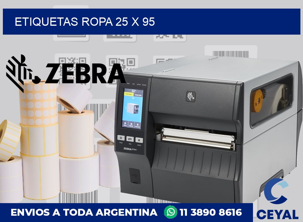 etiquetas ropa 25 x 95