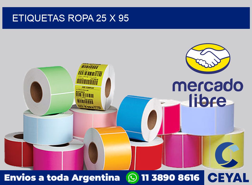 etiquetas ropa 25 x 95