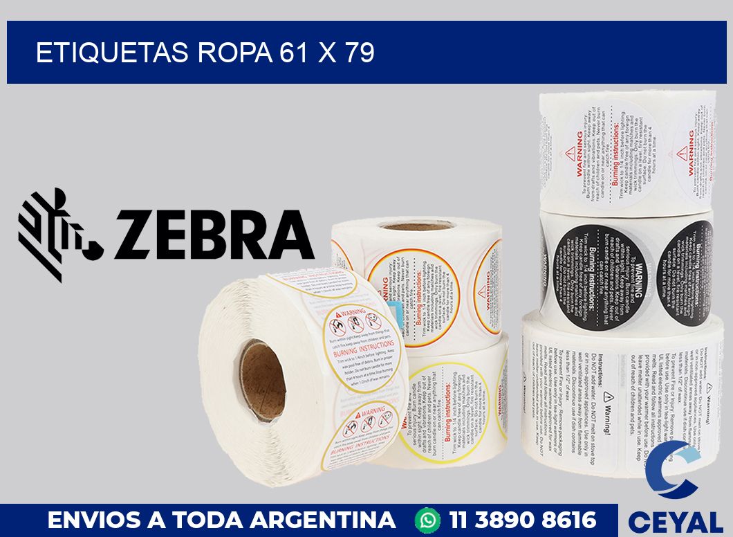 etiquetas ropa 61 x 79