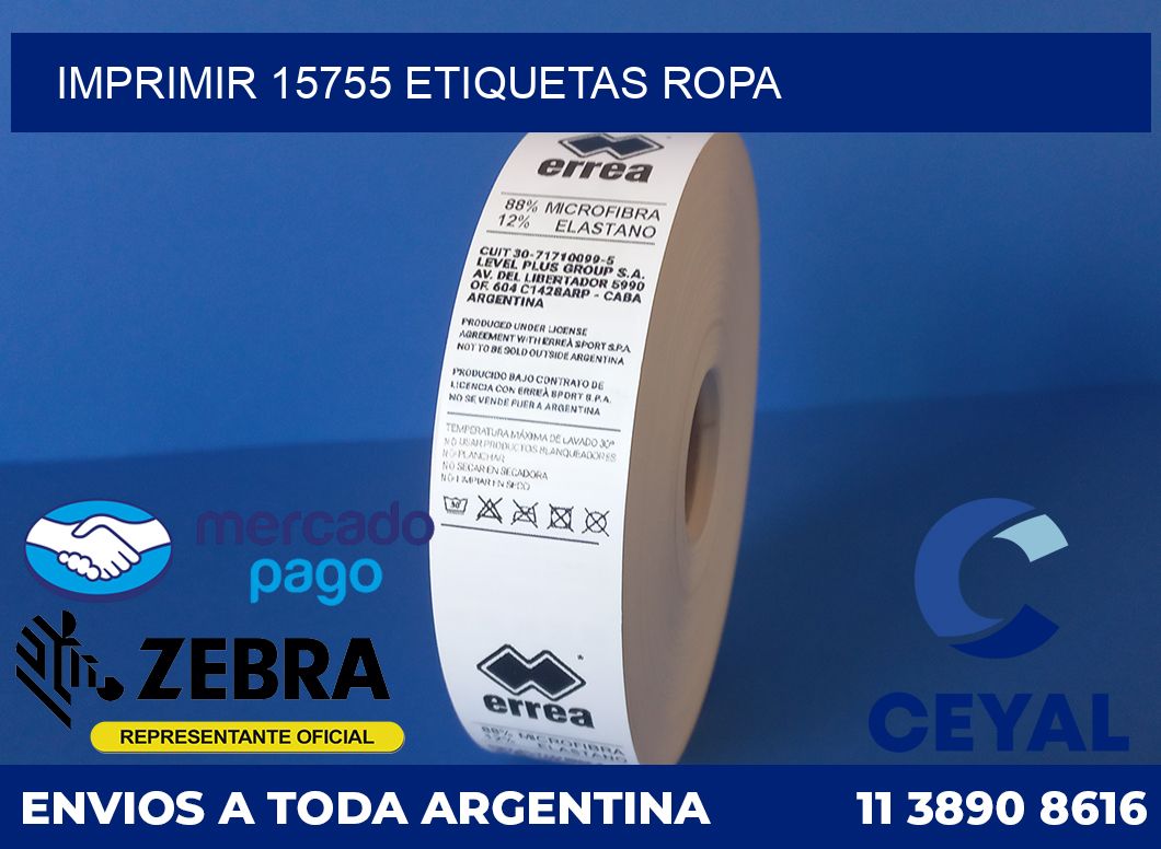 imprimir 15755 etiquetas ropa