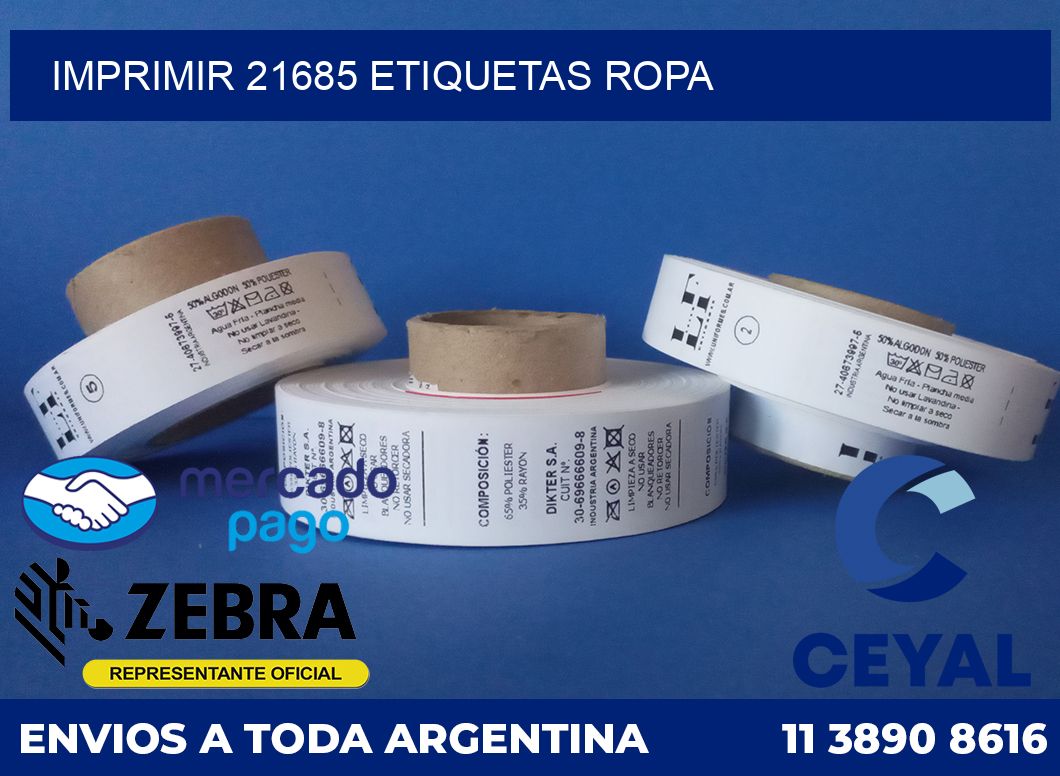 imprimir 21685 etiquetas ropa