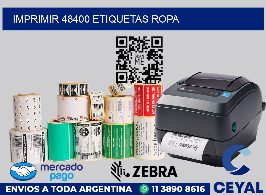 imprimir 48400 etiquetas ropa