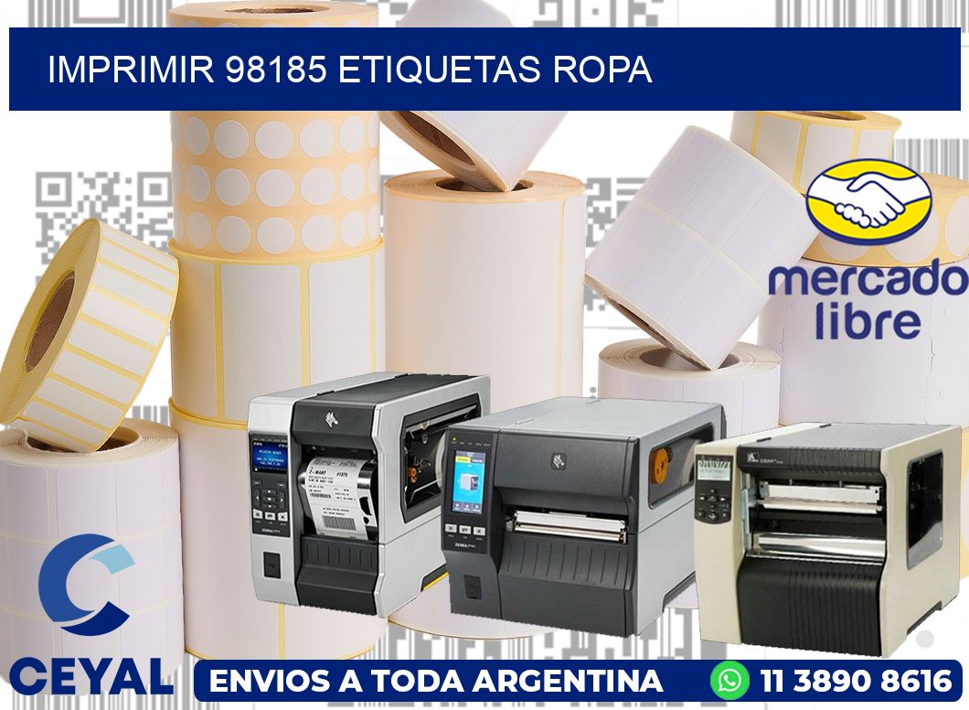 imprimir 98185 etiquetas ropa