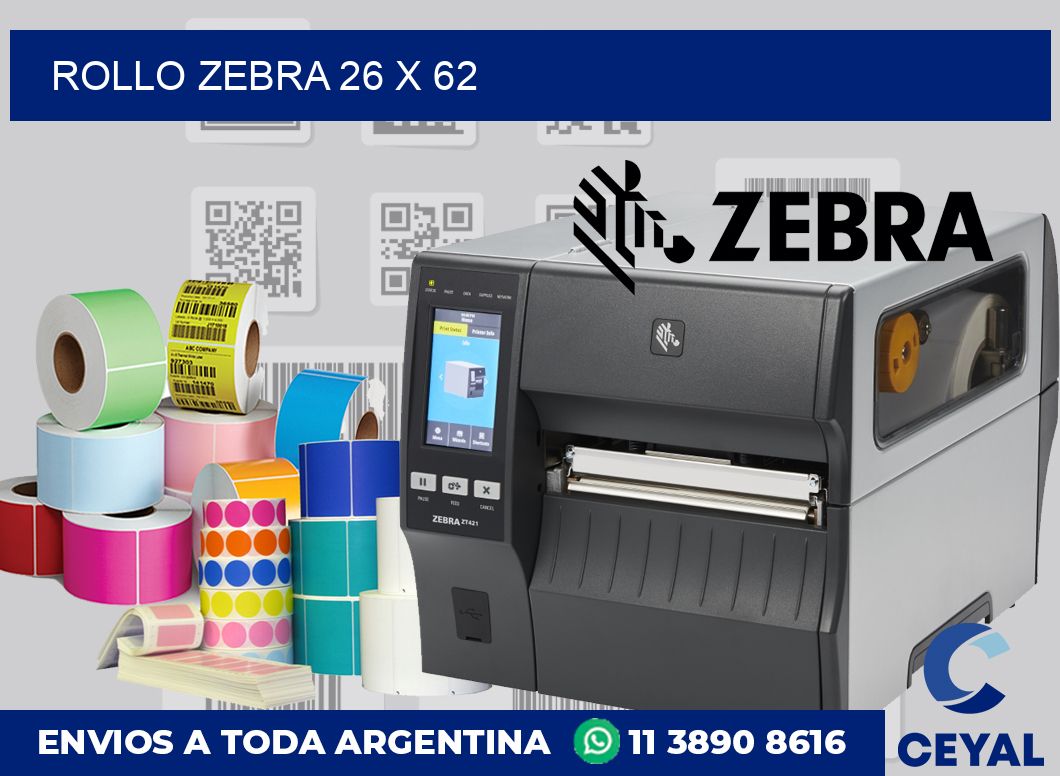 rollo zebra 26 x 62