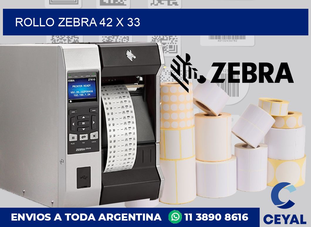 rollo zebra 42 x 33