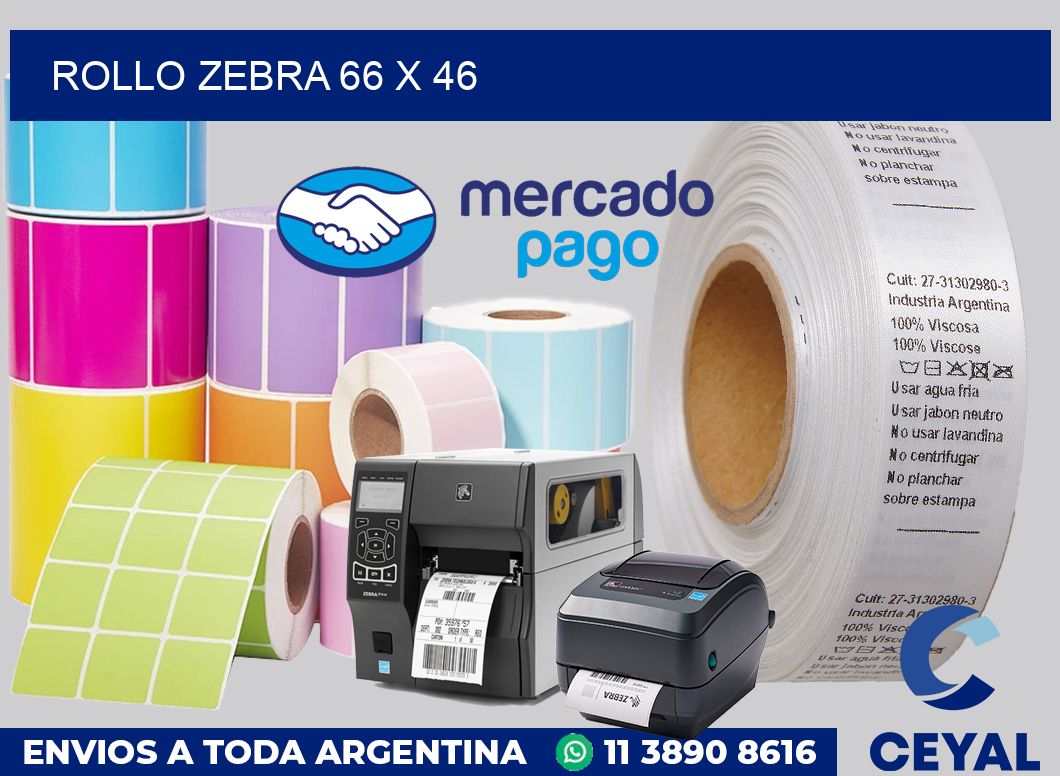 rollo zebra 66 x 46