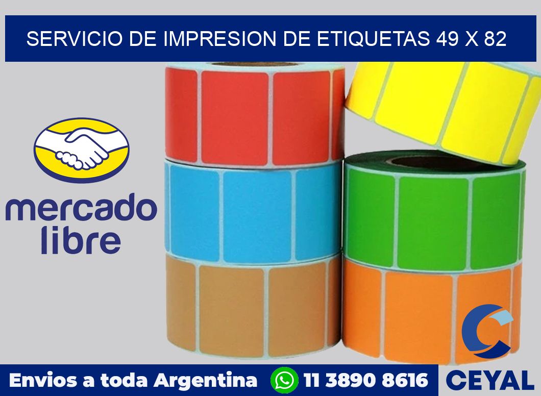 servicio de impresion de etiquetas 49 x 82