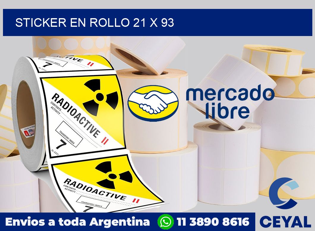 sticker en rollo 21 x 93