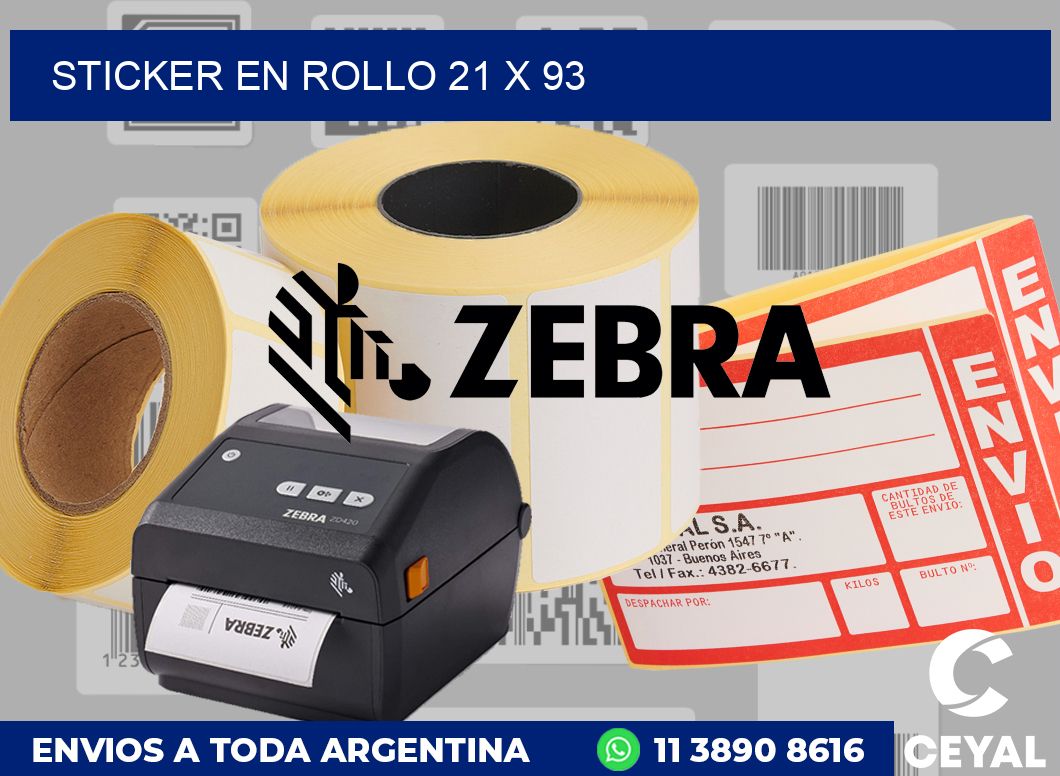 sticker en rollo 21 x 93